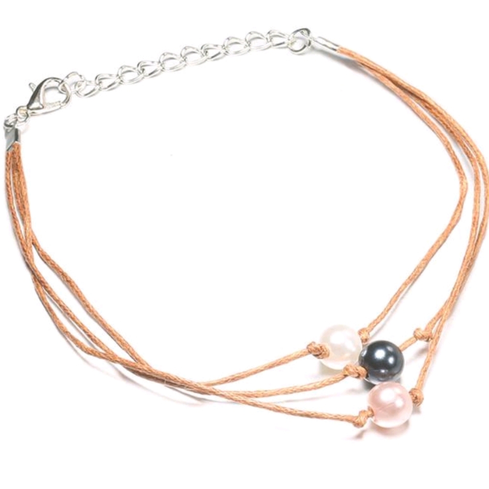 Pearl anklet. - Picture 4 of 8